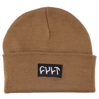 Cult Witness Tight Knit Beanie - Camel