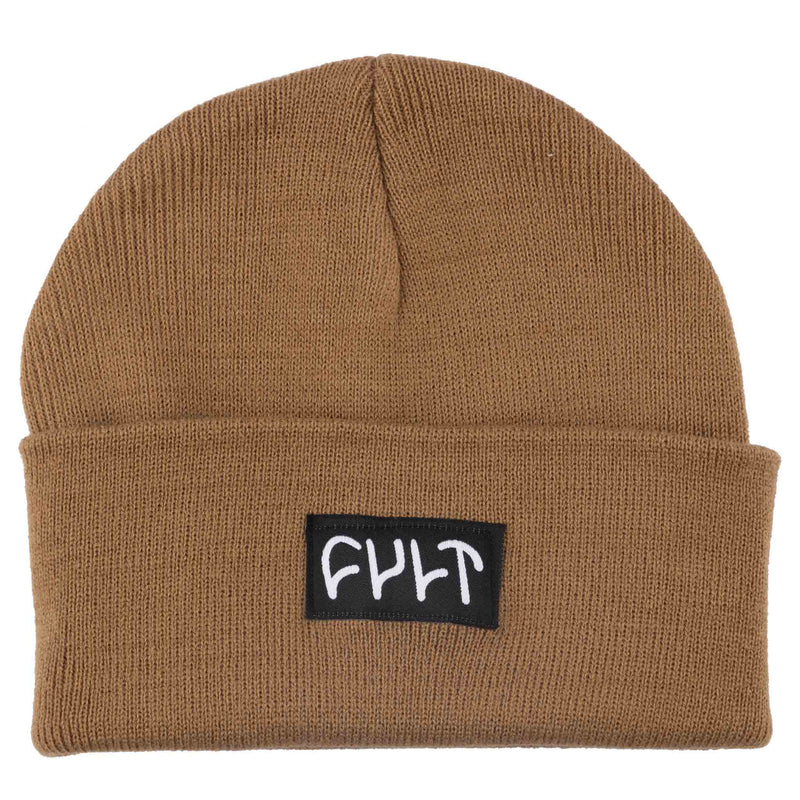 Cult Witness Tight Knit Beanie - Camel