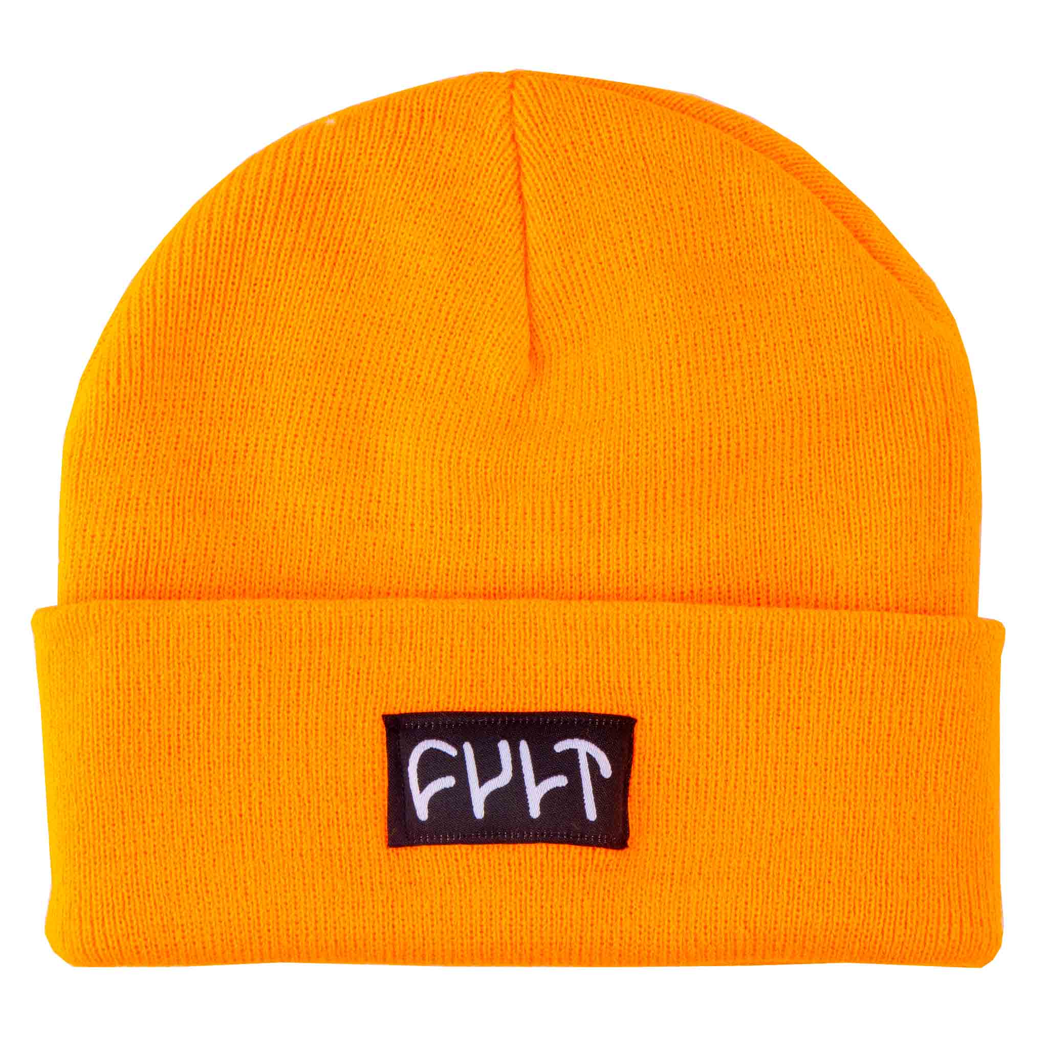 Cult Witness Tight Knit Beanie - Orange