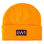 Cult Witness Tight Knit Beanie - Orange