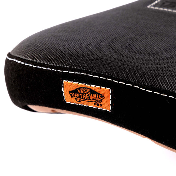 Cult X Vans Old Skool Pro Padded Pivotal Seat - Black With White Stripe, Gum Base