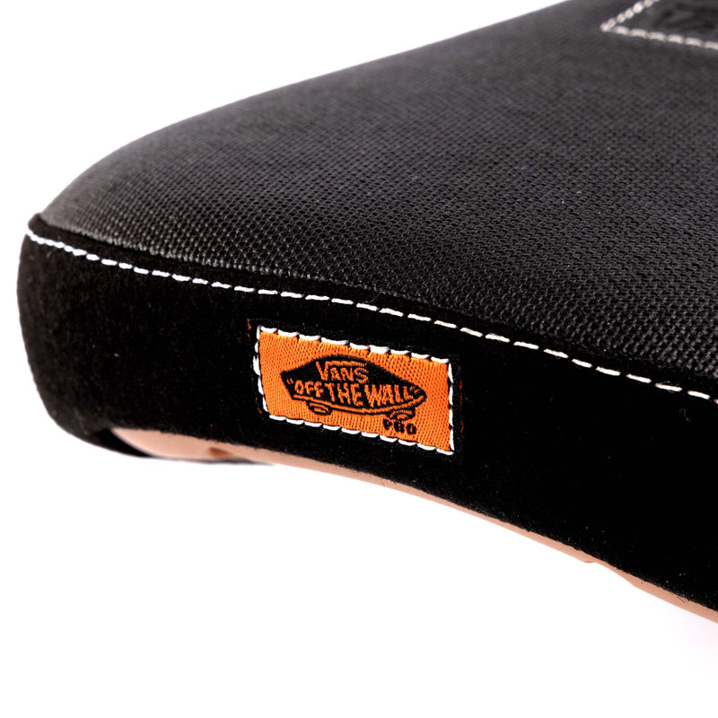 Cult X Vans Old Skool Pro Padded Pivotal Seat - Black With White Stripe, Gum Base