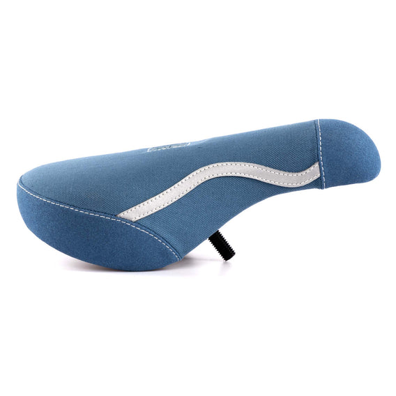 Cult X Vans Old Skool Pro Padded Pivotal Seat - Blue With Silver Stripe, Gum Base