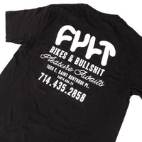 Cult Bullsh*t T-Shirt - Black W/Glow In Dark Print back