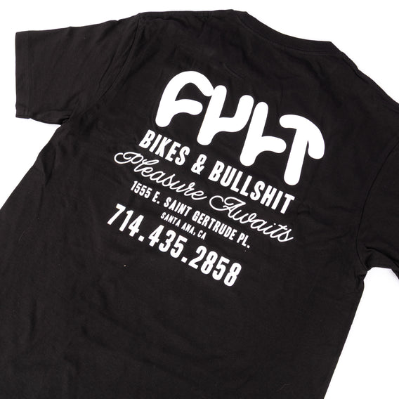 Cult Bullsh*t T-Shirt - Black W/Glow In Dark Print back