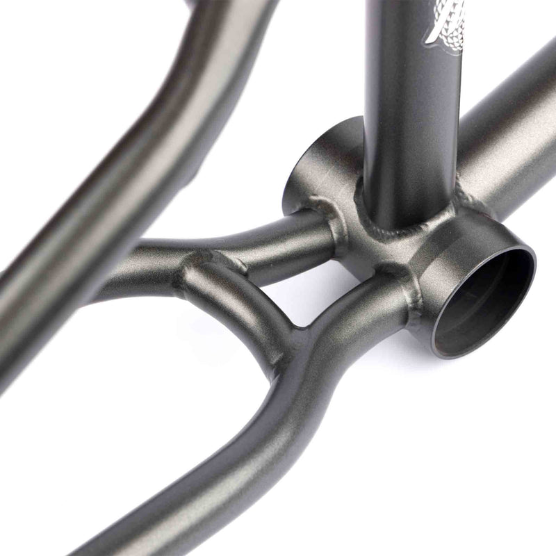 Cult BMX Hawk Frame - Gun Metal Grey bottom bracket