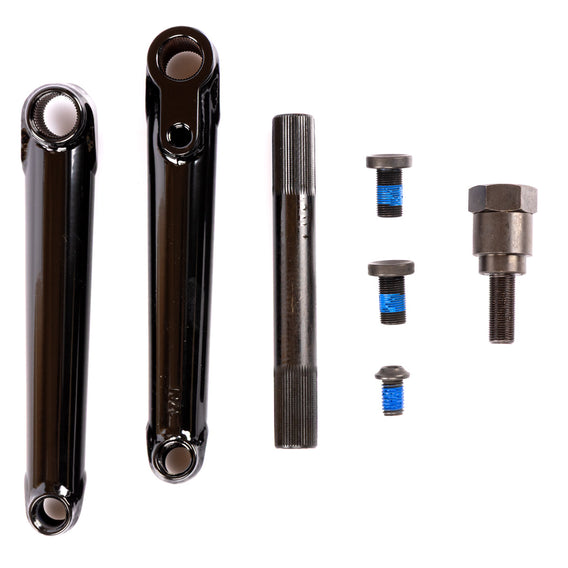 Cult 19mm Crew Cranks - Black | Backyard UK BMX Shop | Cult bmx