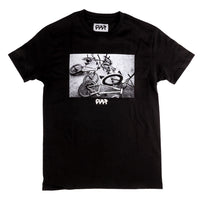 cult bmx crewed up t-shirt black backyard