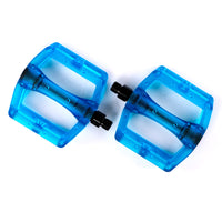 Cult Plastic Dak Pedals - Trans Blue 9/16"