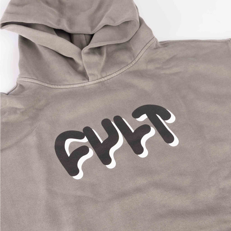 Cult Drop Shadow Hoodie - Faded Black detail