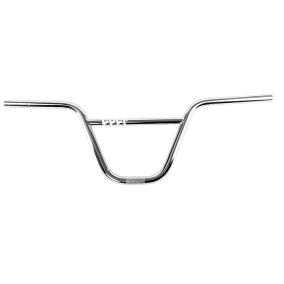 cult hawk chrome bmx bars front view 