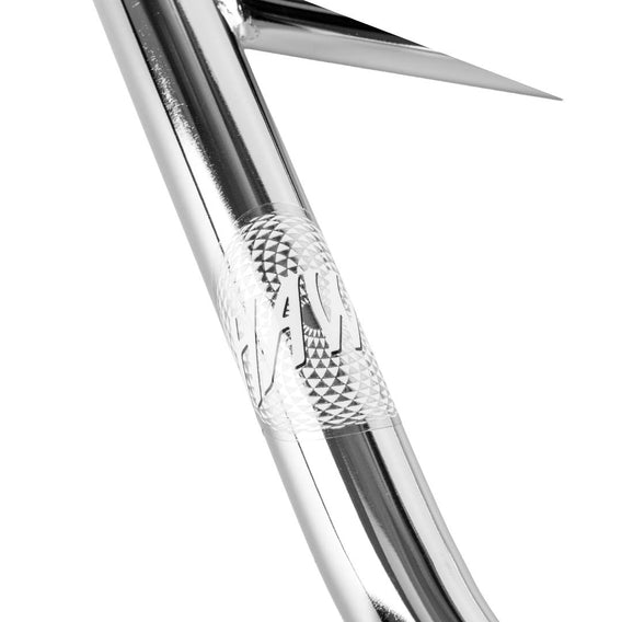 cult hawk chrome bmx bars sticker