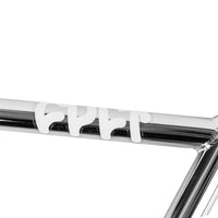 cult hawk chrome bmx bars crossbar sticker
