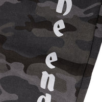 Cult Till The End Joggers - Black Camo with screen printed logo