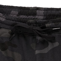Cult Till The End Joggers - Black Camo drawstring 