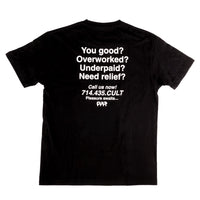 cult just a lot bmx t-shirt black backyard