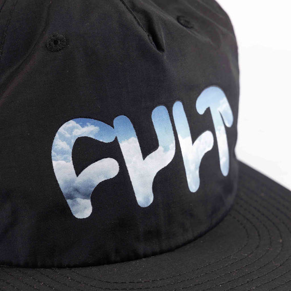 Cult Heaven Cap - Black sky close logo