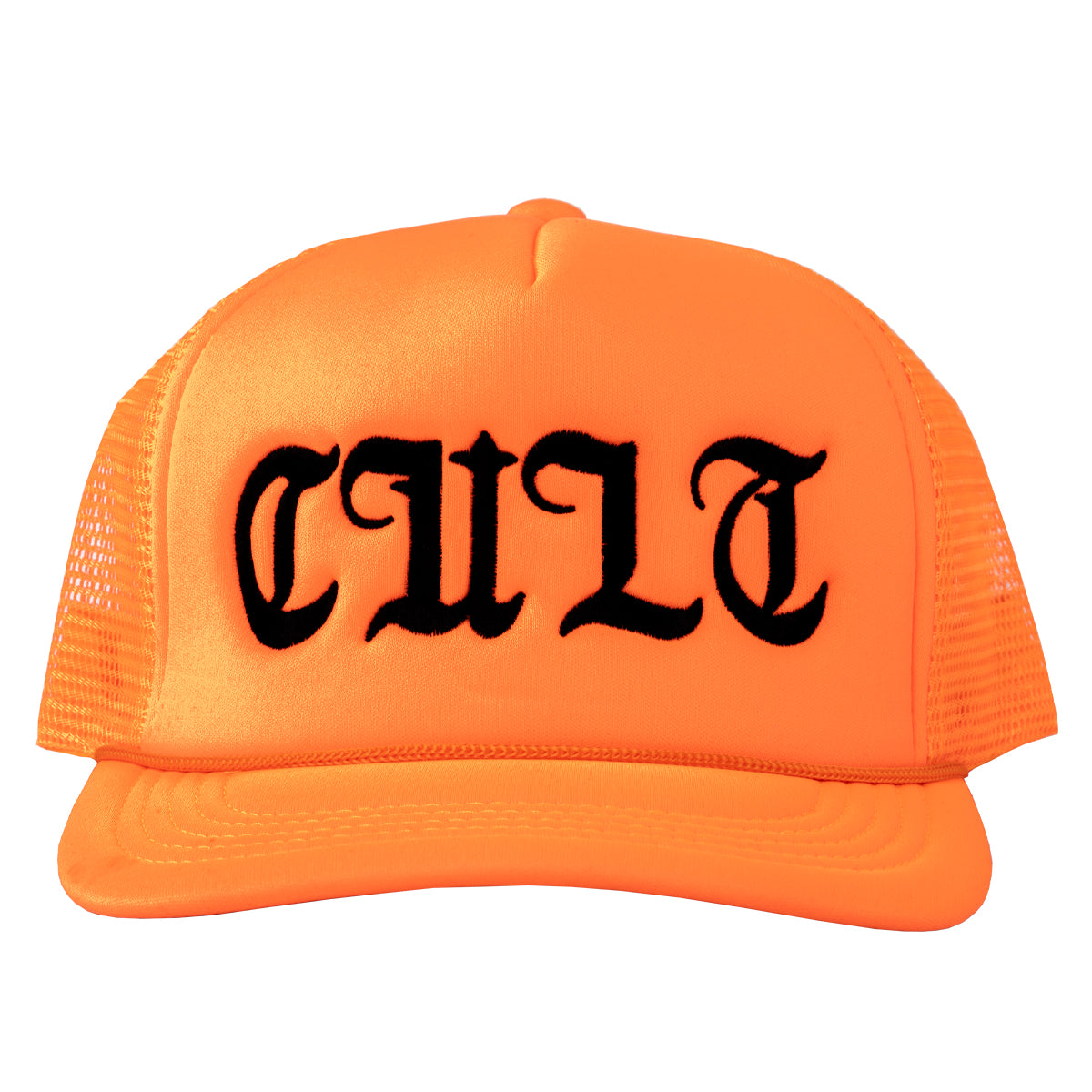 Cult Old English Trucker Cap - Orange