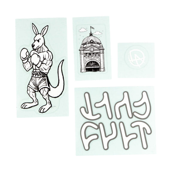 Cult Dak Pat Freyne Frame Sticker Set