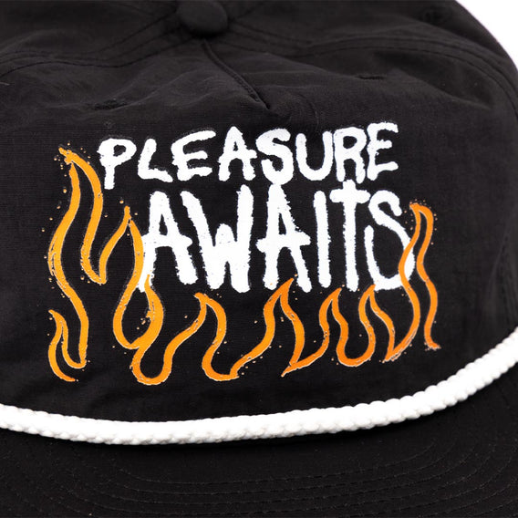 Cult Pleasure Awaits Rope Cap - Black