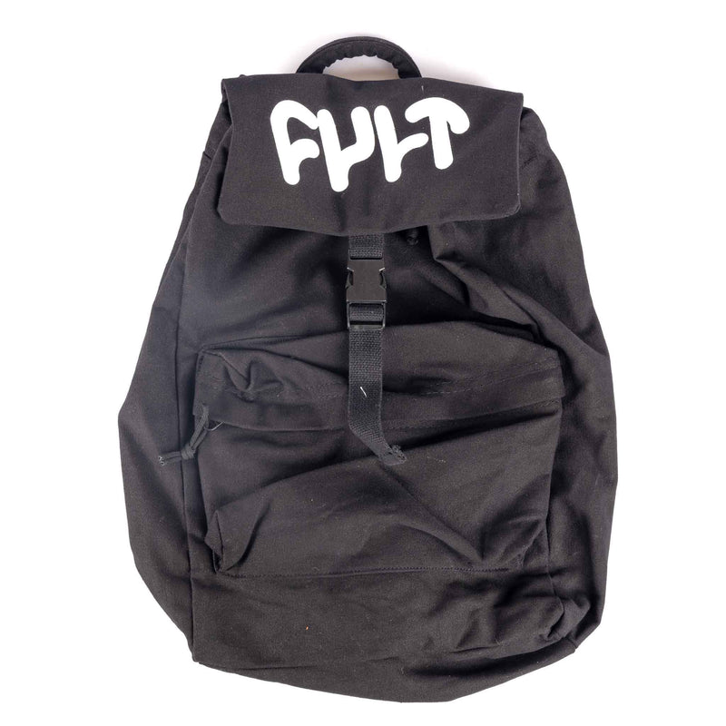 Cult Thick Logo Stash Bag - Black flat