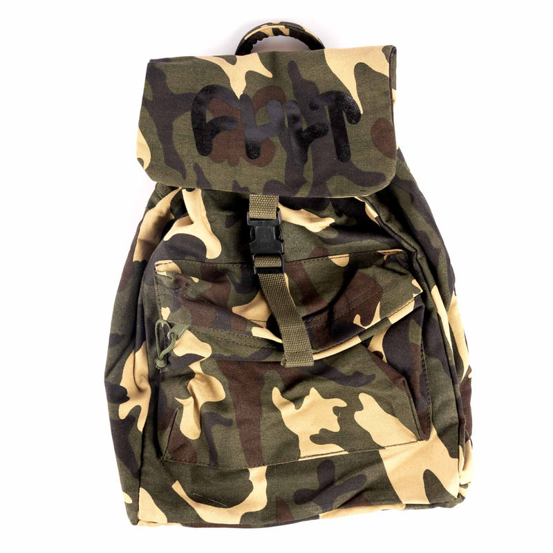 Cult Thick Logo Stash Bag - Camo flat