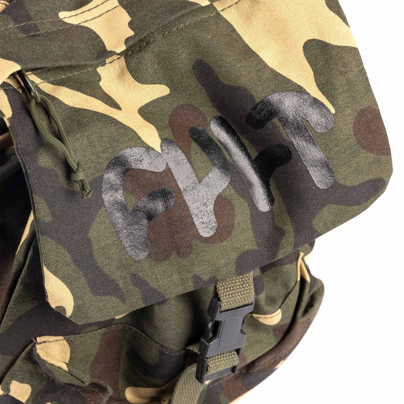 Cult Thick Logo Stash Bag - Camo top pocket