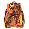 Cult Thick Logo Stash Bag - Orange Camo flat