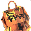 Cult Thick Logo Stash Bag - Orange Camo top pocket