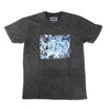 Cult Virus T-Shirt - Black Acid Wash front