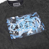 Cult Virus T-Shirt - Black Acid Wash print