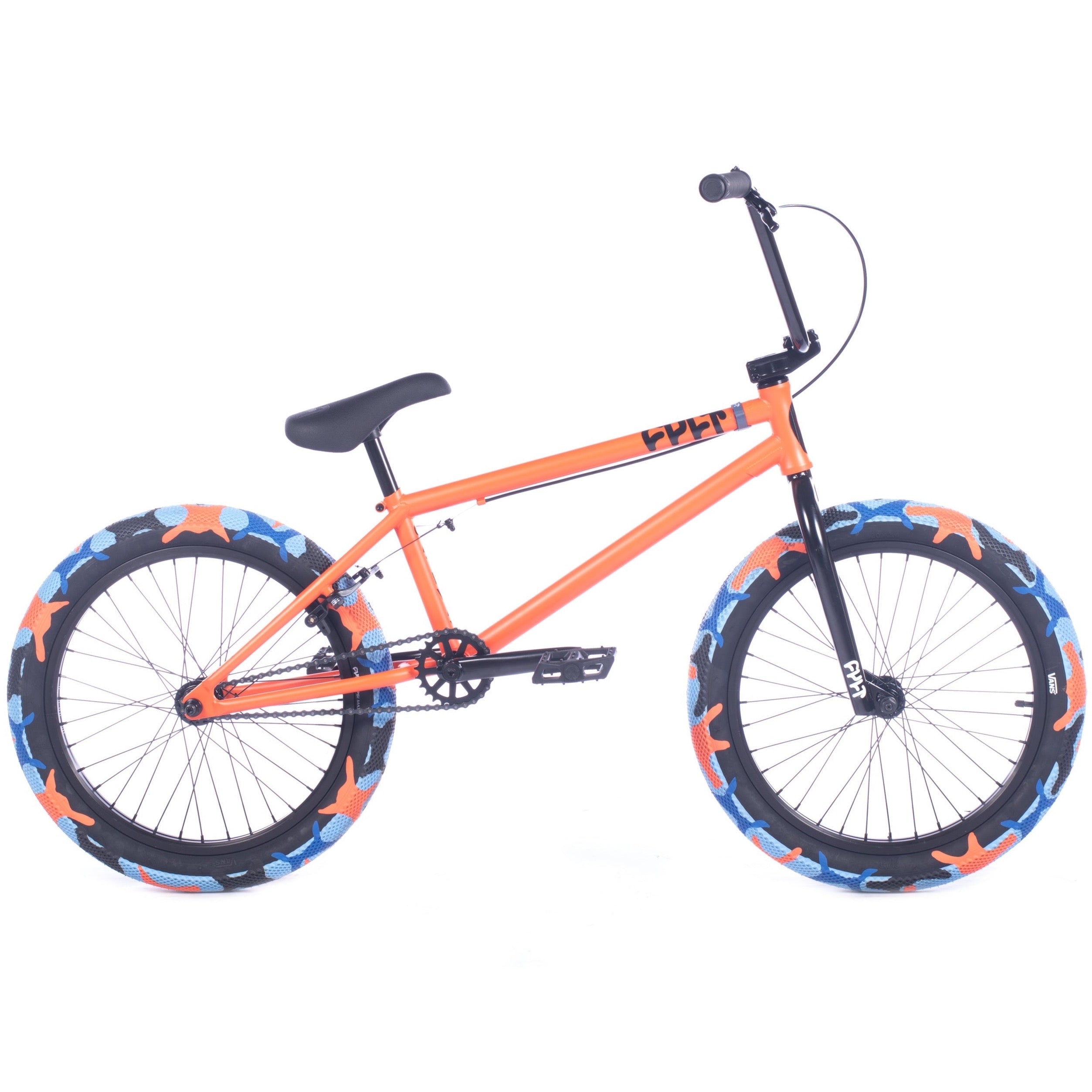 Cult Gateway 20" BMX Bike - Black With Red Camo Tyres 20.5"
