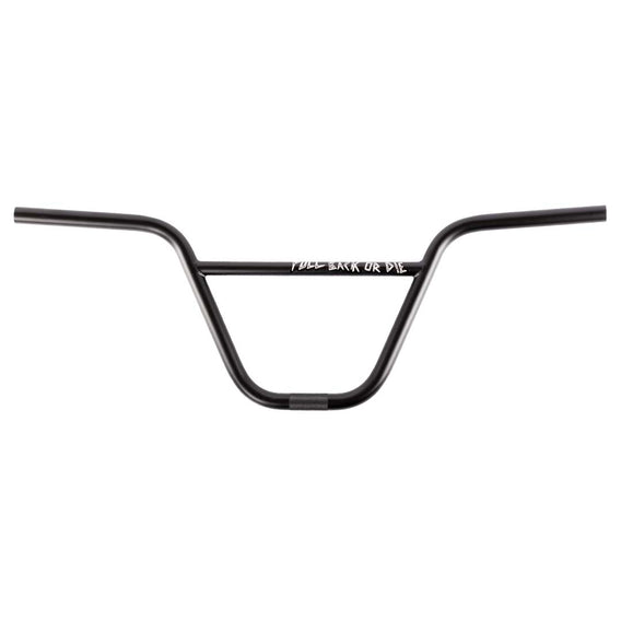 demolition fast and loose black bmx bar rear view