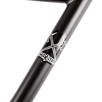 demolition fast and loose black bmx bar close up