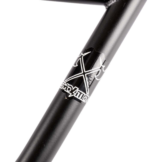 demolition fast and loose black bmx bar close up