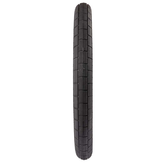 demolition momentum black bmx tyre front view
