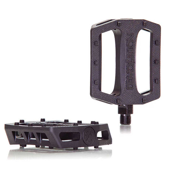 Demolition Trooper Plastic Pedals - Black 9/16"