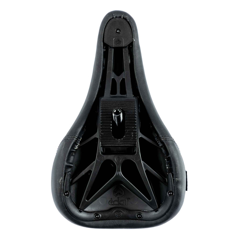 Black Eclat Bios Fat Pivotal Seat with 'Eclat' branding on a white background