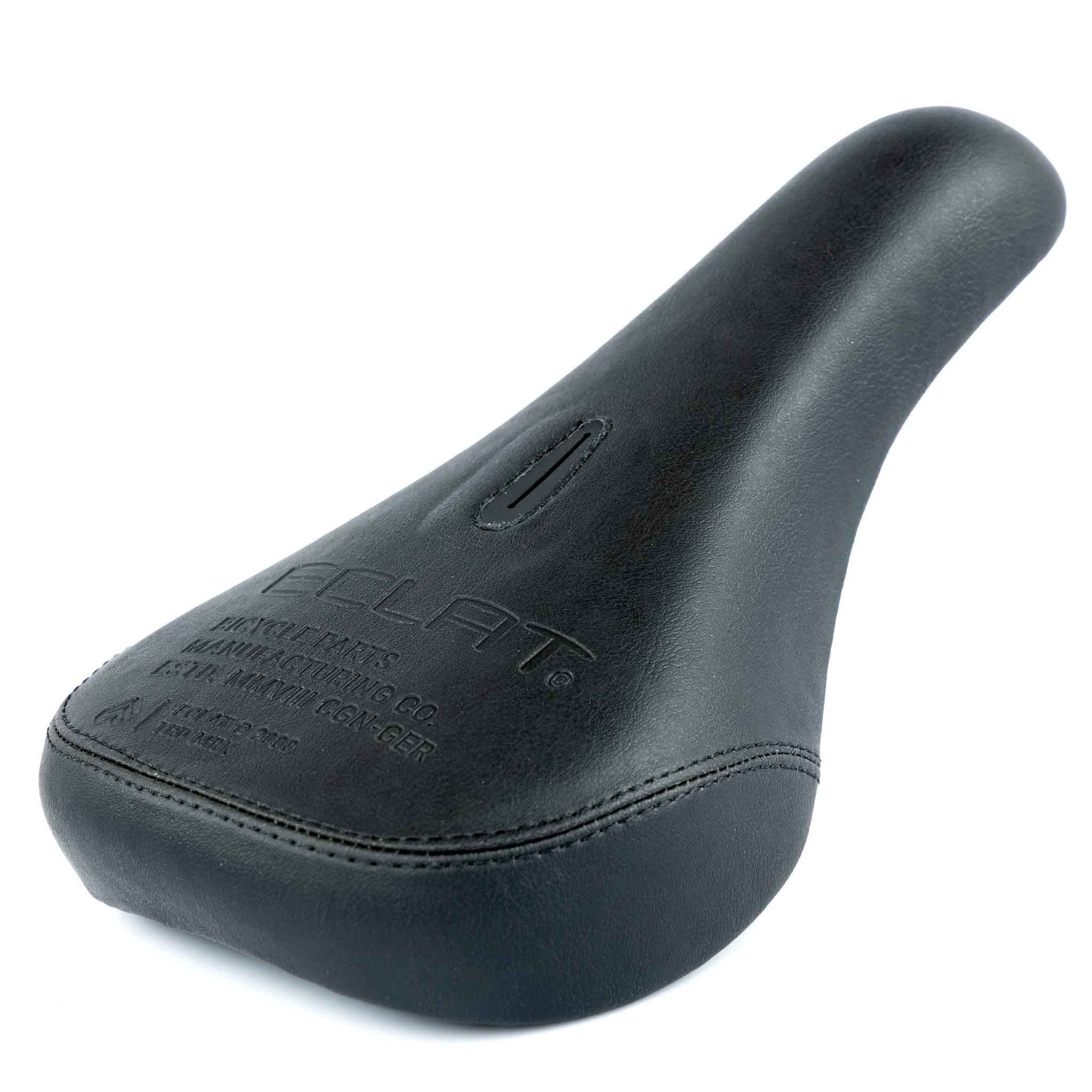 Black Eclat Bios Mid Pivotal Seat with 'Eclat' branding on a white background