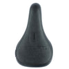 Black bicycle seat with 'Eclat' branding on a white background