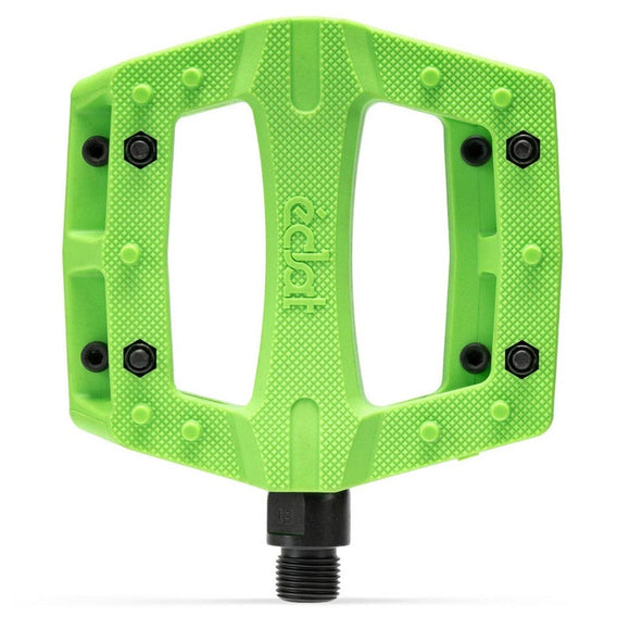 Eclat Contra Pedals - Neon Green 9/16"