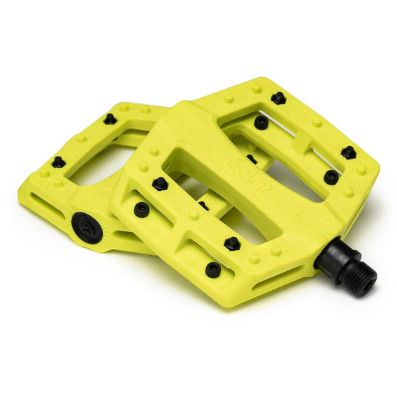 Eclat Contra Pedals - Neon Yellow 9/16"