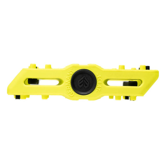 Eclat Contra Pedals - Neon Yellow 9/16"