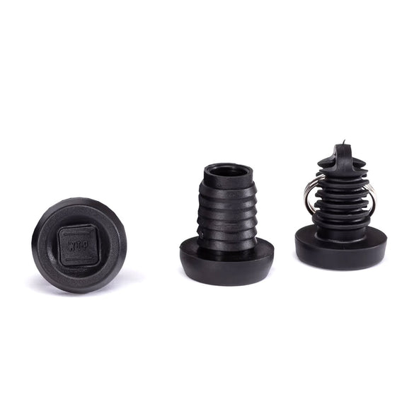 Wethepeople BMX Key Wedge Nylon Bar Ends - Black (Pack Of 3)