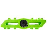 Eclat Slash Nylon Pedals - Neon Green 9/16"
