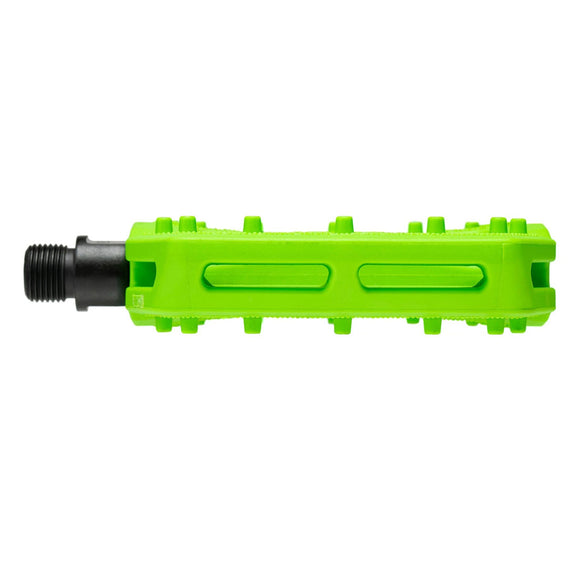 Eclat Slash Nylon Pedals - Neon Green 9/16"