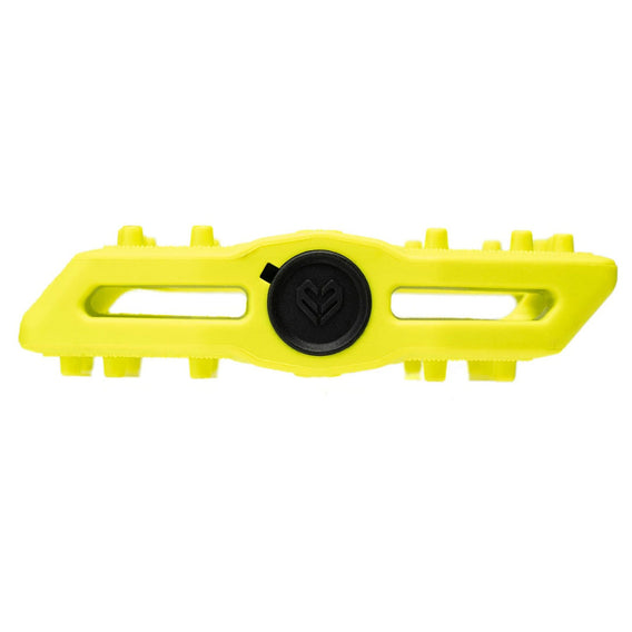 Eclat Slash Nylon Pedals - Neon Yellow 9/16"