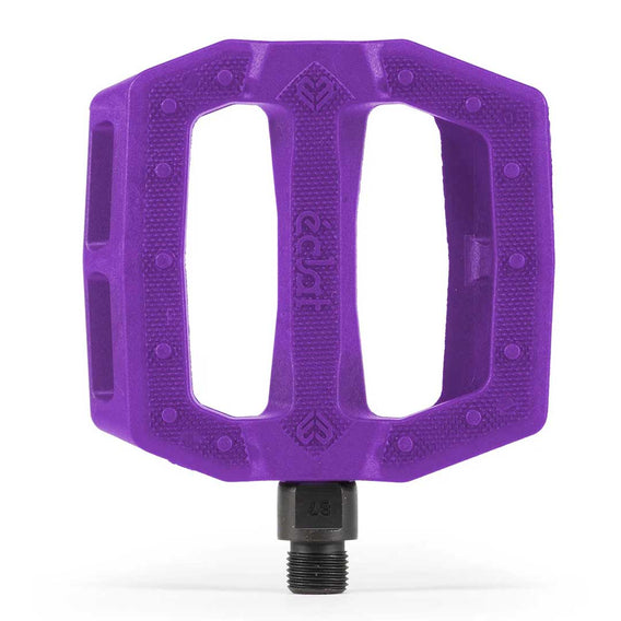 Eclat Slash Nylon Pedals - Purple 9/16"