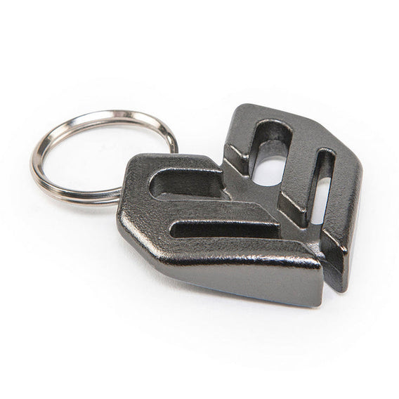 Eclat Keychain Chromoly Spoke Wrench - Black Nickel