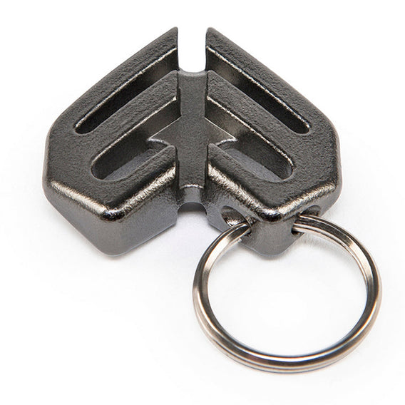 Eclat Keychain Chromoly Spoke Wrench - Black Nickel